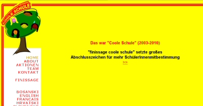 Coole Schule Web site image
